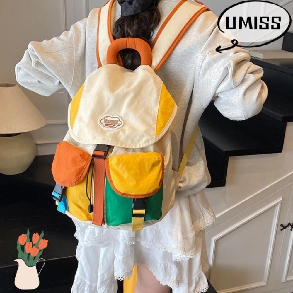 UMISTYDREAM กระเป๋านักเรียนนักเรียน กระเป๋าเป้เด็ก Drawstring