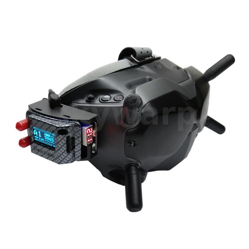 URUAV 5.8G RX PORT 3.0-PLUS DJI Digital/DJI V2 FPV Goggles เสียงรบกวนต่ําจําลองตัวรับสัญญาณ + อะแดปเ