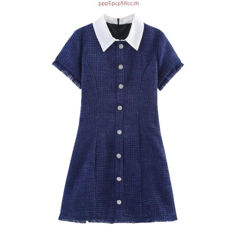 ซื้อ2ลดเพิ่ม100.-🔥 Pinky.Dressy PNK017 Alice Dress✨ เดรสคอปก แขนสั้น แขนตุ๊กตา เรียบหรู เดรสทำงาน