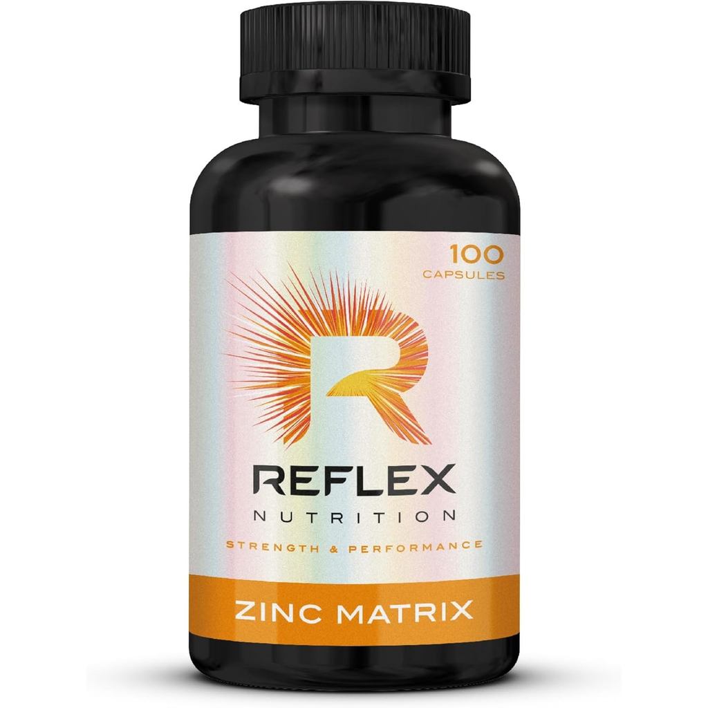 Reflex Nutrition Zinc Matrix - แมกนีเซียม, สังกะสี, วิตามินบี 6, อาหารเสริมโบรอนและทองแดง - อาหารเสร