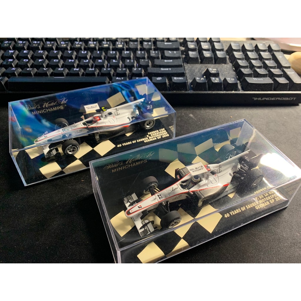 Mini Cut 1/43 SAUBER SAUBER C29 2010 Saiji German Station 40th Anniversary Special Coating Kobayashi