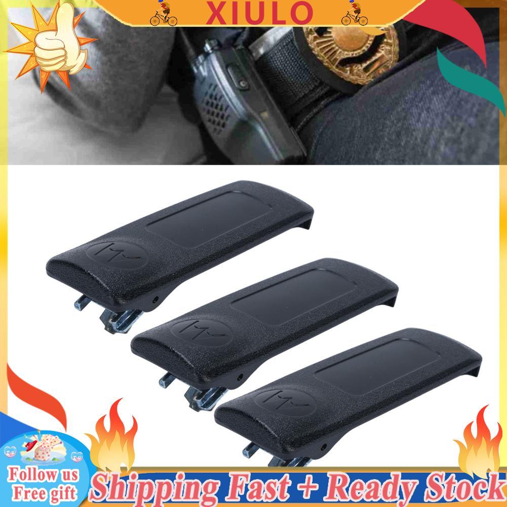 Xiulo วิทยุ 2 ทิศทางคลิปเปลี่ยนเข็มขัดติดตั้งง่ายแบบพกพา 3 ชิ้นเสถียรภาพที่เพิ่มขึ้นสำหรับ DR3000 MT