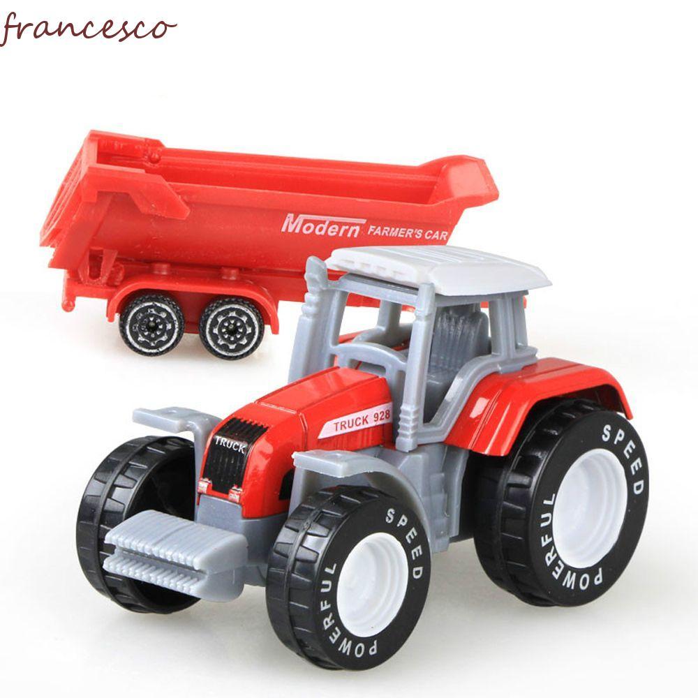 FRANCESCO Engineering Car Model Alloy Mini Tractor Educational Toy Boy Toy ABS plastic Farmer Vehicl