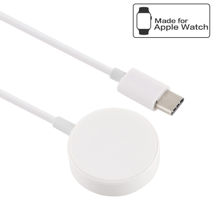 คุณภาพดี 1 ม. Type-C เครื่องชาร์จไร้สายแบบพกพาสากลสําหรับ Apple Watch Ultra & Ultra 2 & Series 9 & 8