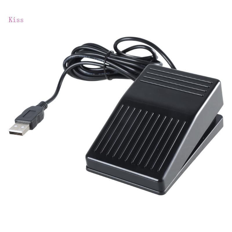 Kiss USB Single Foot Action Switch Pedal Control Controller Driver สําหรับคนพิการ