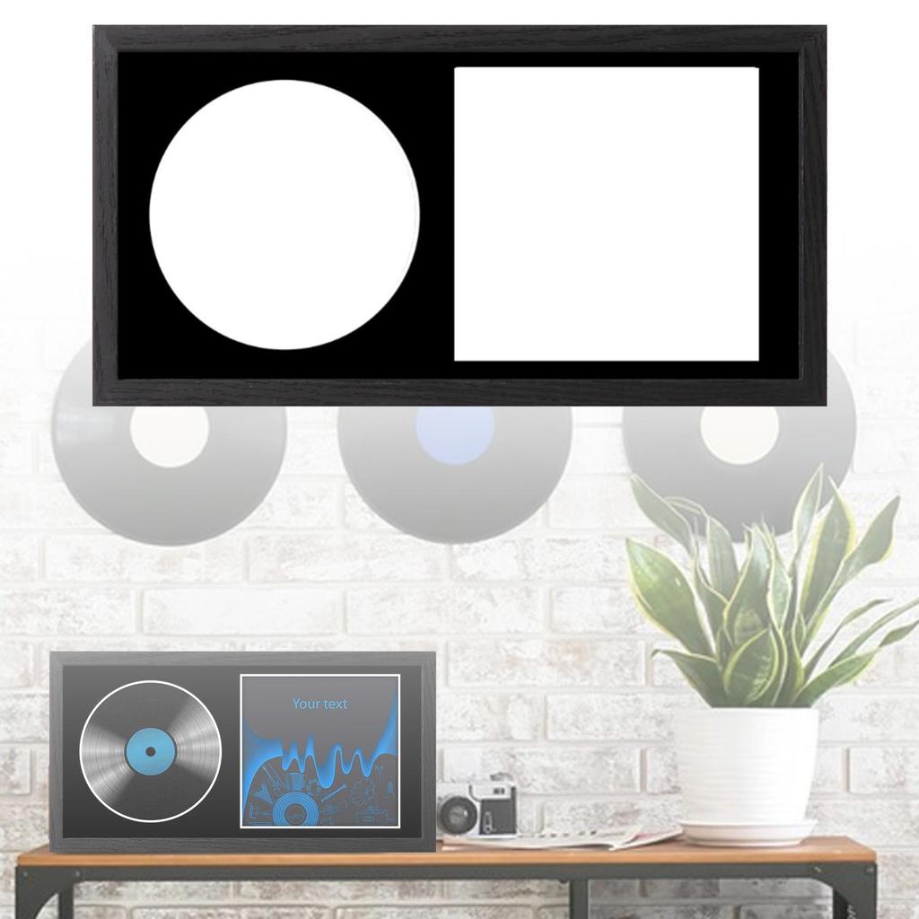 [Tachiuwa21] CD Display Frame CD Box for Music Lovers Birthday Gift Protective Album Frame