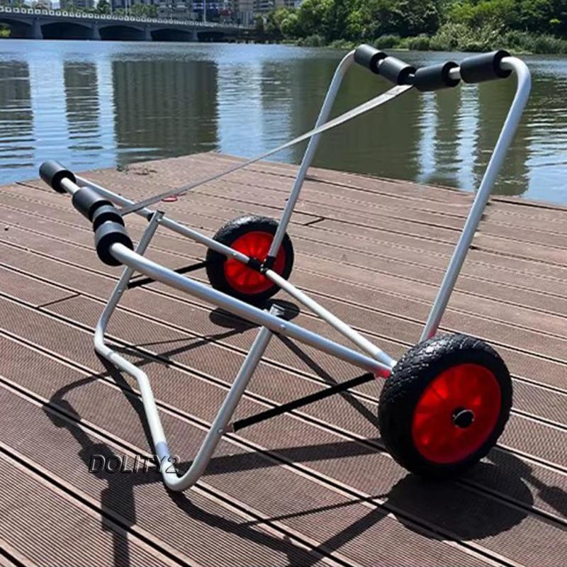 [Dolity2] Kayak Cart เป้อุ้มเรือคายัคแบบพับได้สําหรับเรือพอง Paddleboard Surfboard