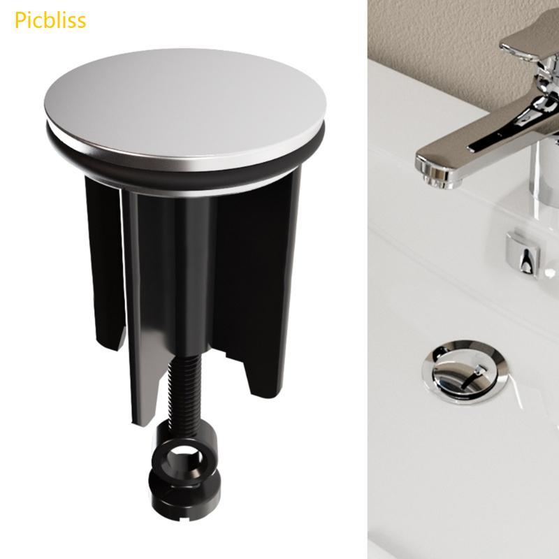 Picbliss Sink Bathroom Sink Stopper Drain Plunger Replacement Manual Lift Drain Plug