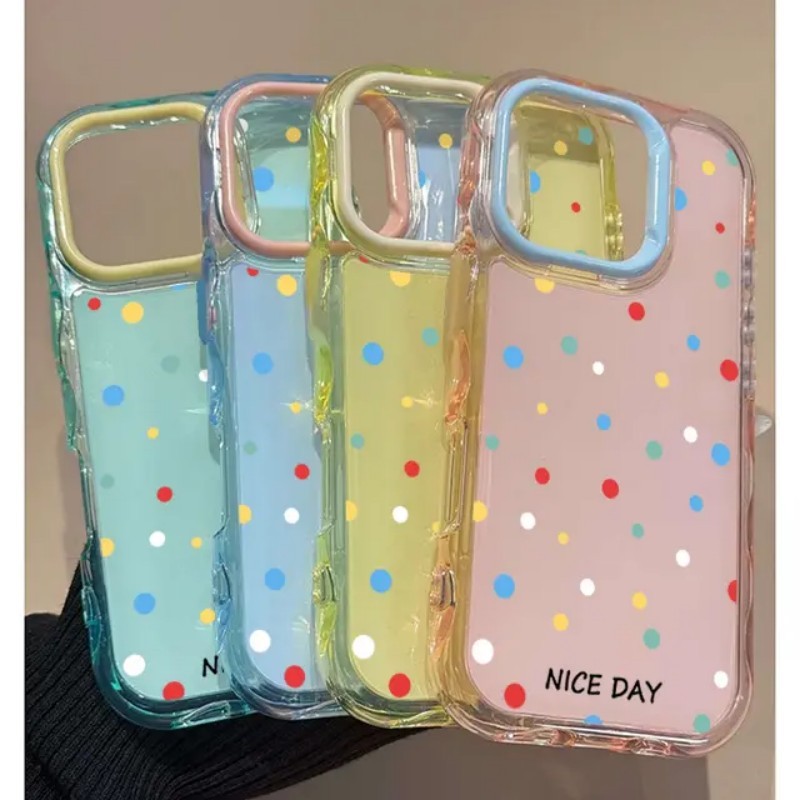 Ing Gradient Dotted WaveสําหรับiPhone Case 17 Pro Max 17 16 Pro Max 16 Pro 16 15 Pro Max 15 Pro 15 14 Pro Max 14 Pro 14 13 Pro Max 13 Pro 13 12 Pro 12 โปรแม็กซ์ 12 11 โปร