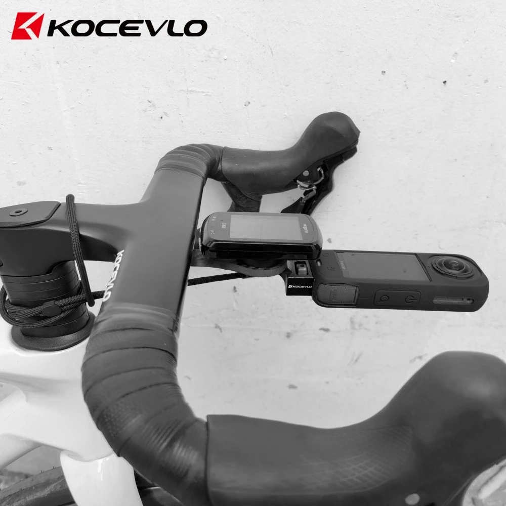 KOCEVLO คอมพิวเตอร์จักรยานหมุน สำหรับกล้อง Insta360, GoPro, DJI และ Garmin พร้อมขาตั้งคาร์บอน thumbnail 4