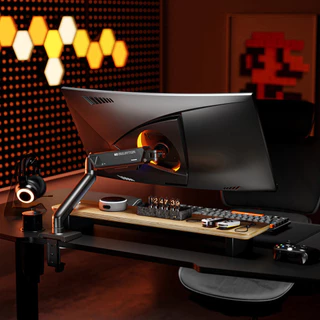 Humanmotion T6-1 ขาตั้งจอมอนิเตอร์ Monitor Arm Modern Single 9kg Monitor Arm สำหรับจอ 17-32"