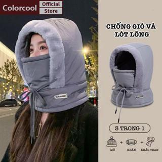 TH ผ้าพันคอลายบัลลาคลาวา ชนิดกันลมและอบอุ่นสำหรับฤดูหนาว พร้…