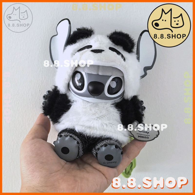 MINISO Stitch GenZ Street Panda ตุ๊กตาไวนิล Charm