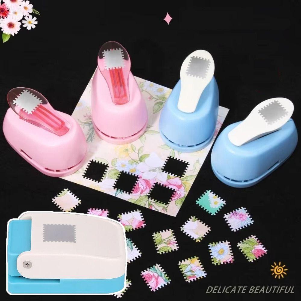 YELGIRLB Stamp Border Punch, Embosser DIY Crafts Stamp ลายนูน| ทําด้วยมือแบบพกพาประหยัดแรงงานแสตมป์ฟันเจาะสําหรับกระดาษหัตถกรรมสมุด - รูปที่ 6