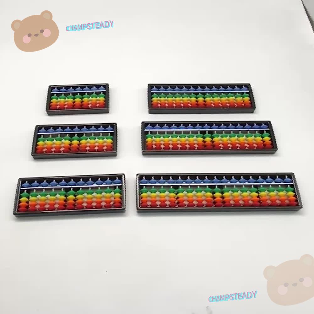 CHAMPSTEADY Abacus การศึกษา 7-15 หลักของเล่นมอนเตสซอรี่คณิตศาสตร์