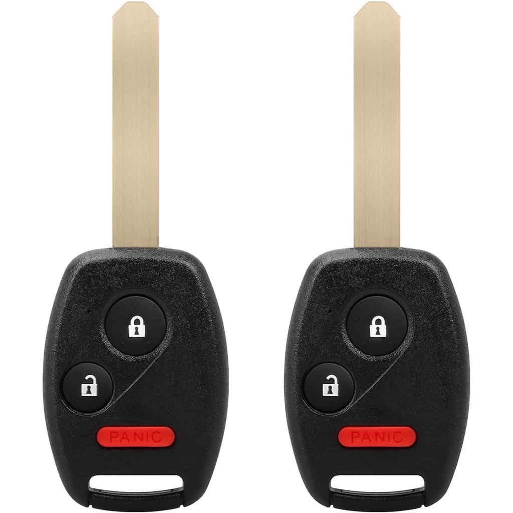 2 ชิ้น Key Fob เปลี่ยน Keyless Entry รีโมทคอนโทรลเหมาะสําหรับ Honda Civic LX 2006 2007 2008 2009 201