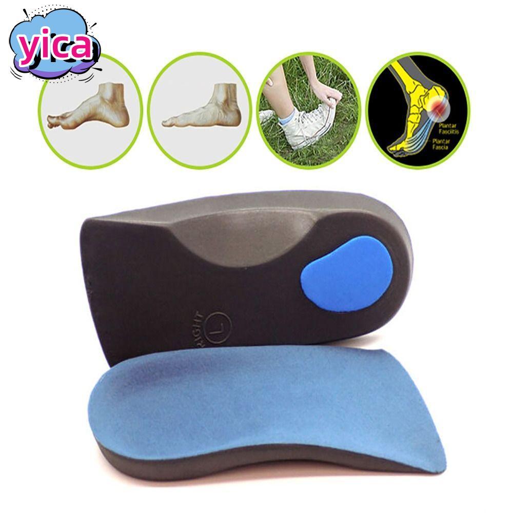 YICA รองเท้าแทรกน้ําหนักเบา Fallen Arches Anti Microbial Comfort Arch Support