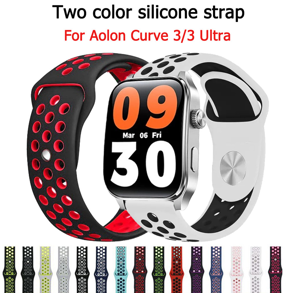 สายรัดสายนาฬิกา แบบซิลิโคน สำหรับ aolon curve 3 curve 3 ultra นาฬิกา สมาร์ทวอทช์