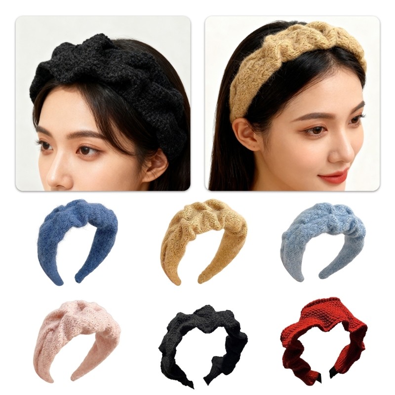 OMG Cranium Wavy Edge Hairband ห่วงผมพลาสติกอ่อน ใช้ปาร์ตี้สํานักงานมีสไตล์