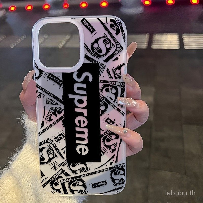 เต็มหน้าจอ Street Wear ธนบัตร Cool เฉพาะ Frosted เคสโทรศัพท์เหมาะสําหรับ iPhone 17pro 16pro 15pro 14