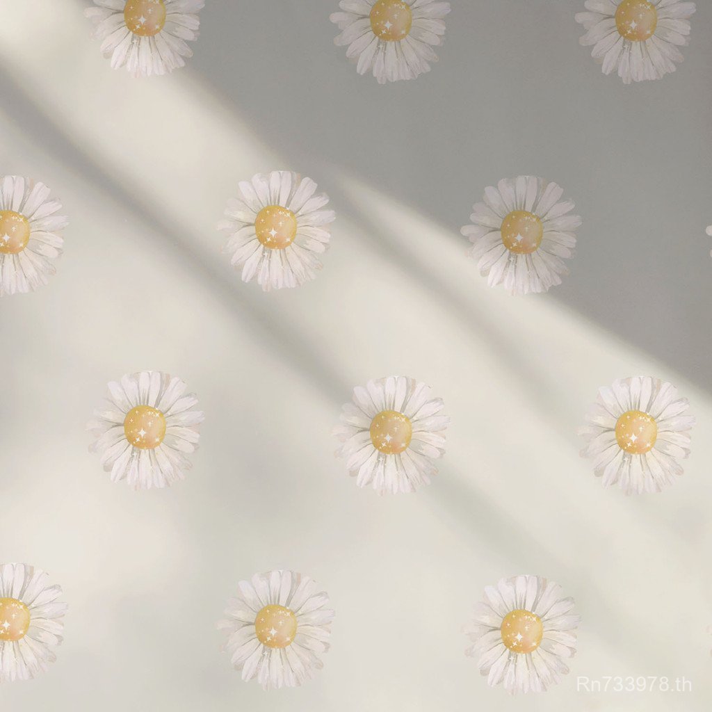 18 Daisy พื้นหลังดอกไม้ Shining Guest Bed FunlifeDIY แพทช์ห้องเด็ก TDKS005 สติกเกอร์หนึ่งม้วนตกแต่ง 