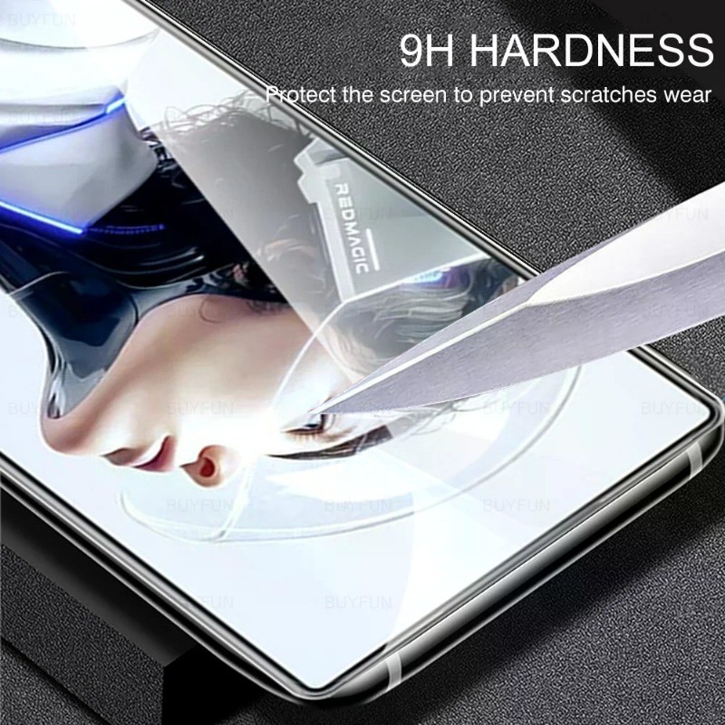 สําหรับ ZTE Nubia Red Magic 11 Pro + 11 Pro 10 10Pro 10S Pro + RedMagic 11 Pro Plus 10 Air 9H HD กระจกนิรภัยป้องกันหน้าจอเต็มรูปแบบป้องกันฟิล์ม - รูปที่ 6