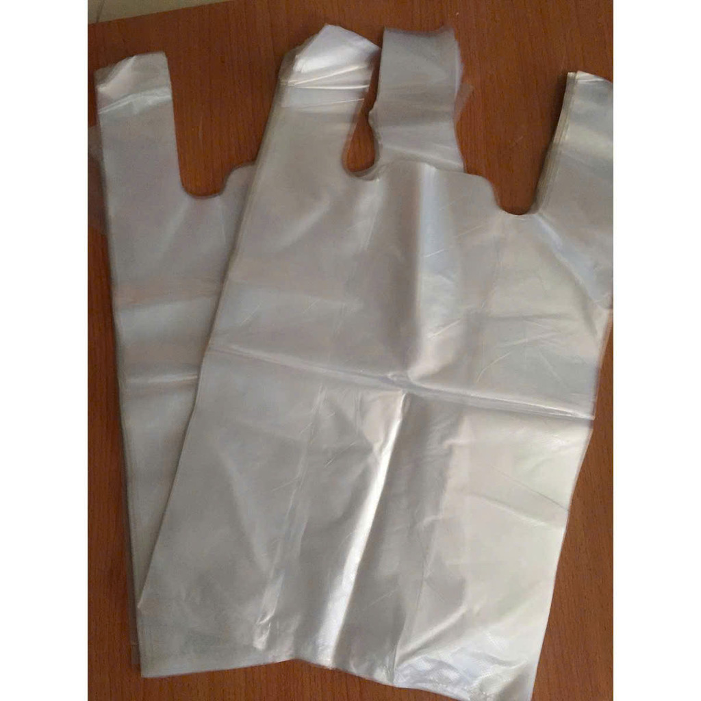 1กก. REGULAR FAT BAG - THIN WHITE - 2-HANDED BAG, NILON FOOD BAG