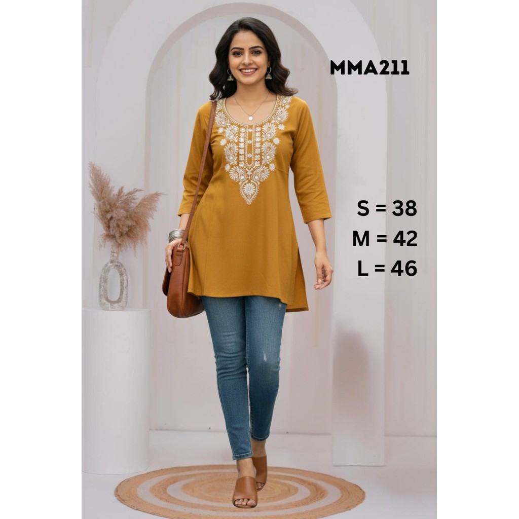 SHORT KURTIS สําหรับผู้หญิง 3 MMA SERIES