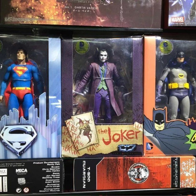 NECA 23cm JOKER BATMAN JOKER SUPERMAN SUPERMAN SUPERMAN Super Movable Jewelry