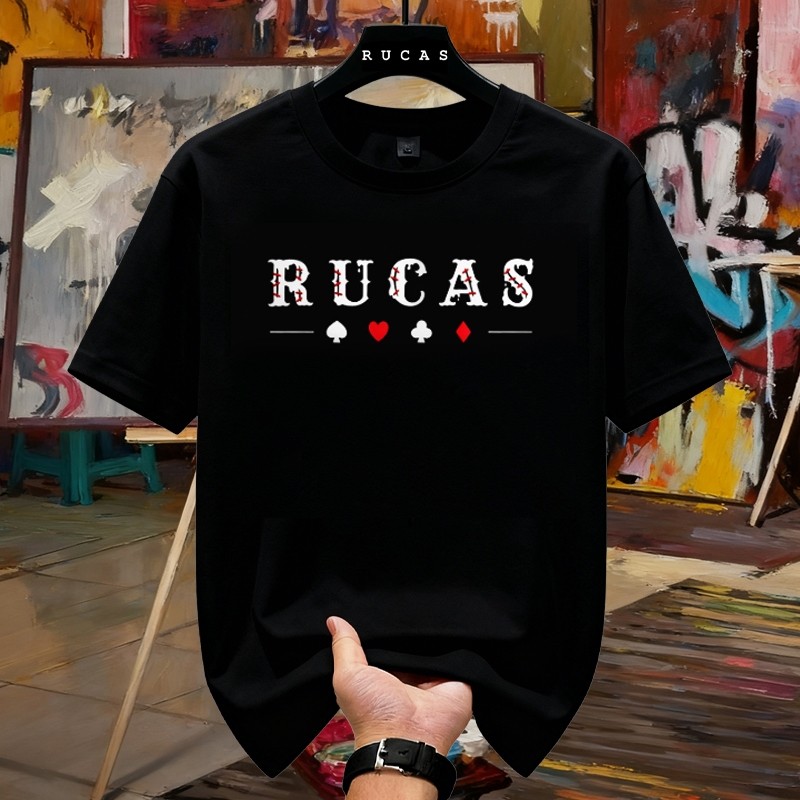 [เสื้อผ้าอินเทรนด์ของผู้ชายขนาดใหญ่] เสื้อยืดฮาโลวีน RUCAS Art Edition Morning RUCAS Independence 19