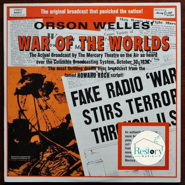 แผ่นเสียง Orson Welles - War Of The Worlds (Vinyl) (VG+) (2LPs)