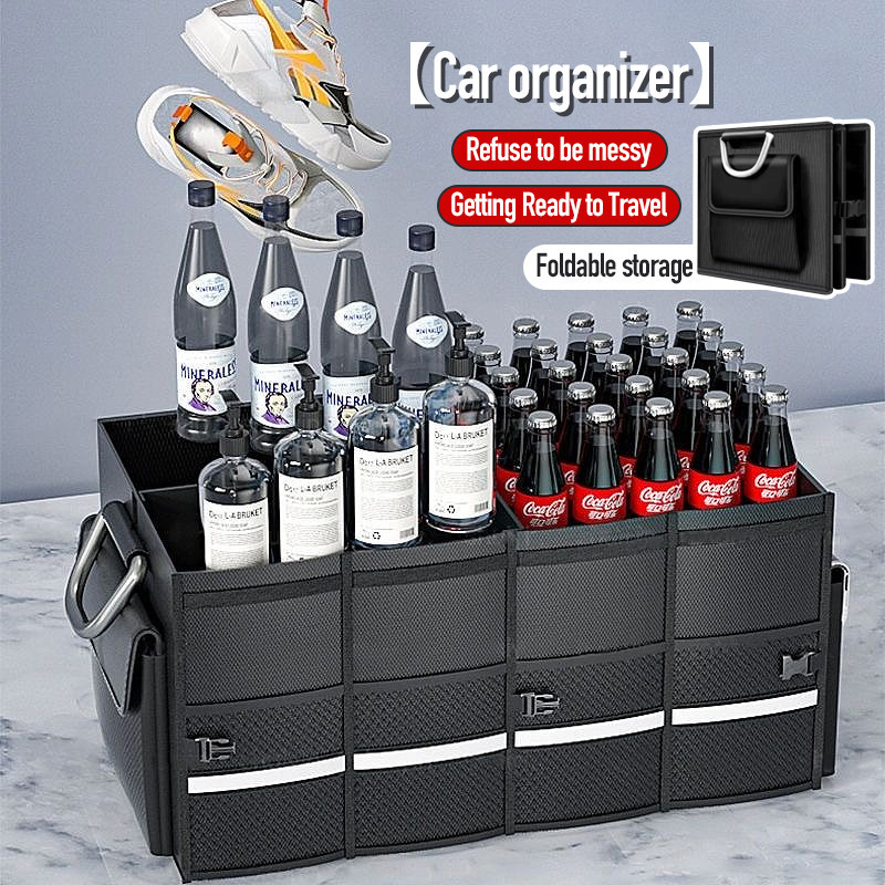 55L กล่องใส่ของในรถ Trunk Bag อุปกรณ์ตั้งแคมป์กลางแจ้ง กล่องเก็บของ ออแกไนเซอร์ กล่อง กระเป๋าเก็บของอเนกประสงค์ - รูปที่ 2