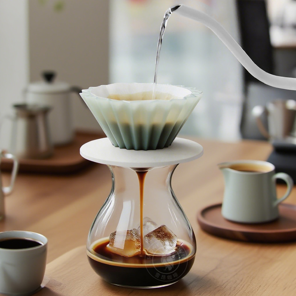 ORIGAMI ORIGAMI ถ้วยกรองเรซิน Conical V60 ถ้วยกรอง Hand-Punched ถ้วยกรองเค้กถ้วยกรองเซรามิคถ้วยกรอง