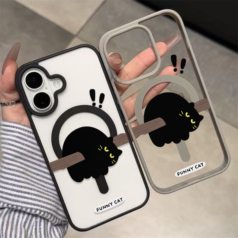 💖แม่เหล็ก 🛰เคสใสกันกระแทกลายน่ารัก🛰ไอโฟน17Air 11 12 13 14 15 16 17 PROMAX 17 16 15Pro 16 15 14PLUS 8 7Plus XR X XS XSMAX