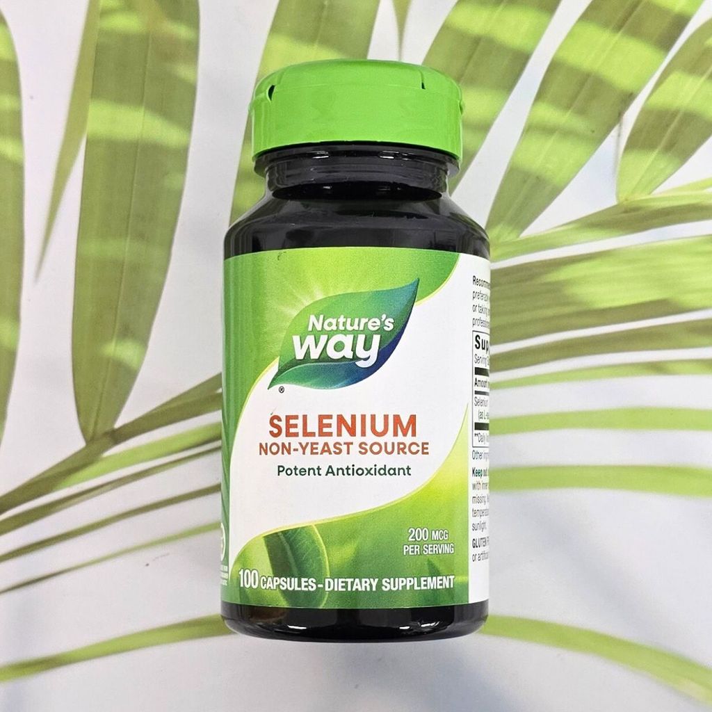 (Nature's Way®) Selenium 200 mcg 100 Capsules ซีลีเนียม
