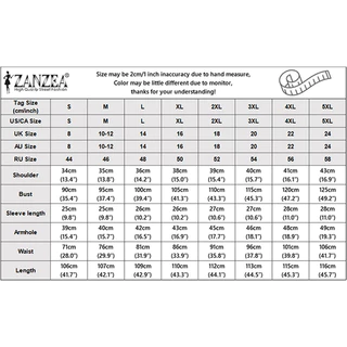 ZANZEA ผู้หญิงสํานักงานเกาหลี Elegant V คอพัฟแขน Bowknot Decor จีบ Hem Dresses