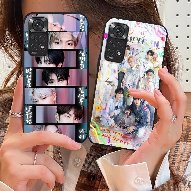 ENHYPEN kpop 05 ออกแบบกระจกนิรภัยสําหรับ POCO F3 F4 F5 M5 M6 4G X3 X4 GT X5 X6 X7 X7 PRO 5G redmi หม