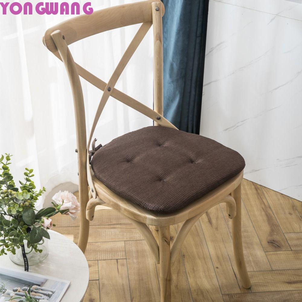 YONGWANG66HR เบาะรองนั่งสบาย Warm Cotton-ramie Butt Relaxing Office Home Seat Mat
