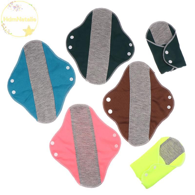 HdmNatalie แผ่นผ้าบางผ้าฝ้ายนุ่มล้างทําความสะอาดได้ Feminine Panty Liners ผ้าอนามัยผ้าเช็ดปากทุกวันน