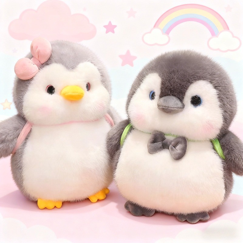 พร้อมส่ง ตุ๊กตาเพนกวิน ตุ๊กตาผ้านิ่ม นุ่มและน่ารัก ของขวัญวันเกิด ของเล่นเด็ก