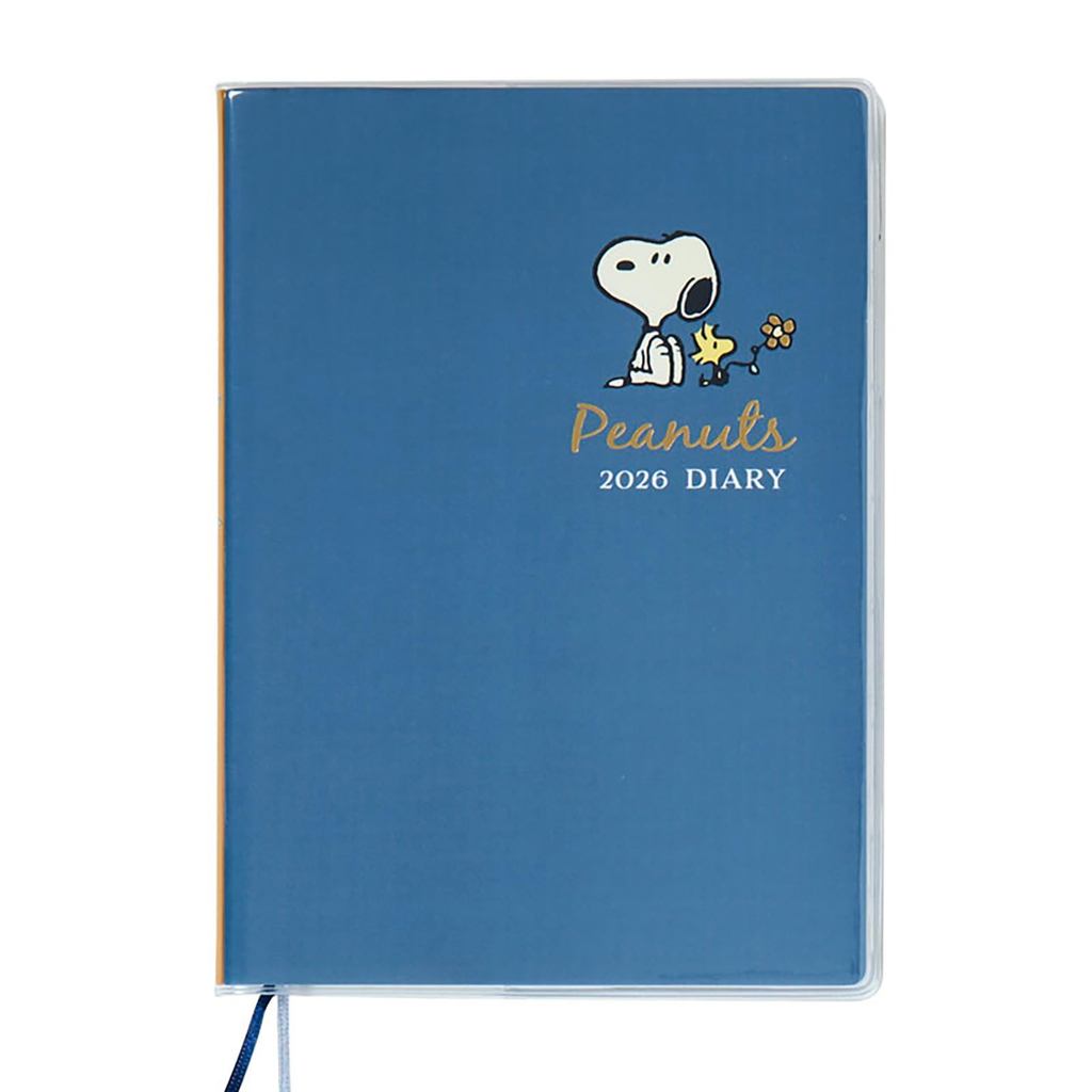 SANRIO B6 Diary (Horizontal Ruled Type) 2026 Snoopy Paper October Start Planner Schedule Book Diary
