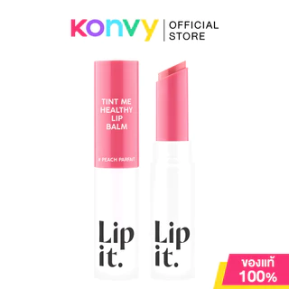 Lip It Tint Me Healthy Lip Balm 3g #02 Watermelon ทินท์บาล์ม ลิปอิท เติมสีฉ่ำ พร้อมมอบการบำรุงอย่างล้ำลึก.