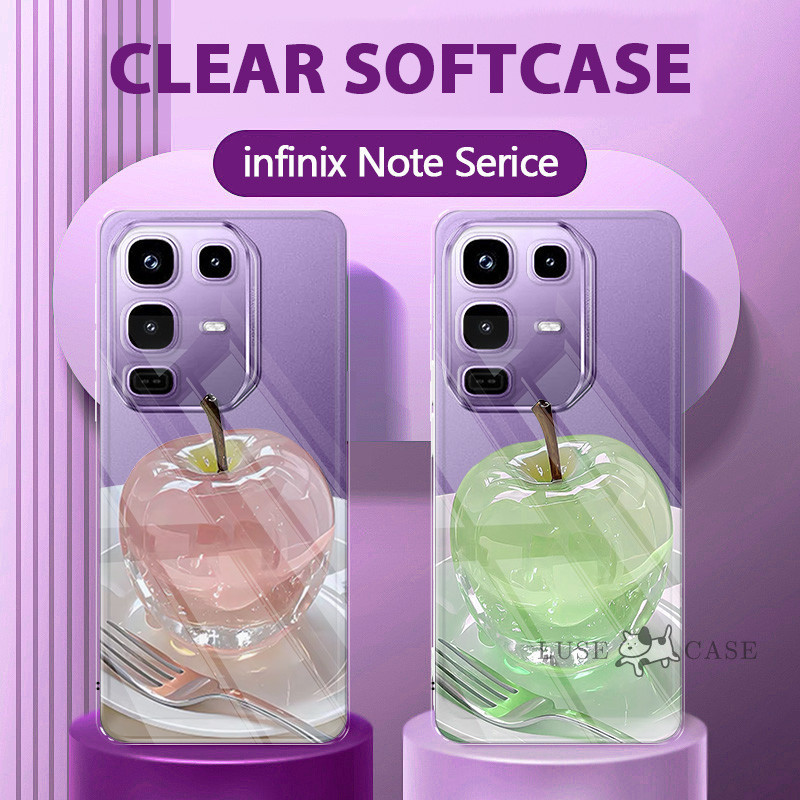 HP เคส Apple Girl พรีเมี่ยมล่าสุด Infinix Note 50 Pro 5G 30 40 Pro Plus 5G 40 4G Tk เคสโทรศัพท์น่ารั