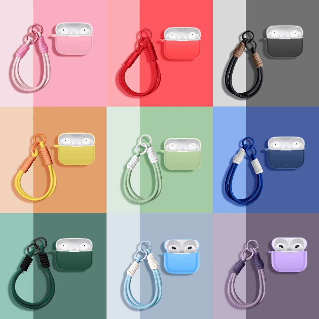 สําหรับHUAWEI FreeBuds SE 4 ANCกรณีสีทึบซิลิโคนเหลวกันกระแทกสําหรับHUAWEI FreeBuds SE 4 ANCพร้อมตะขอ