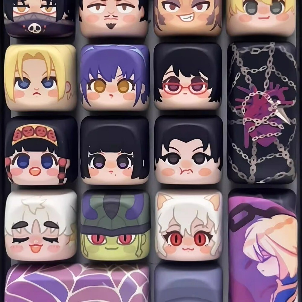 HUNTER×HUNTER Keycaps MOA Profile PBT Fivesided Dye Sublimation Alluka Kite Karuto Feitan Keycaps DI