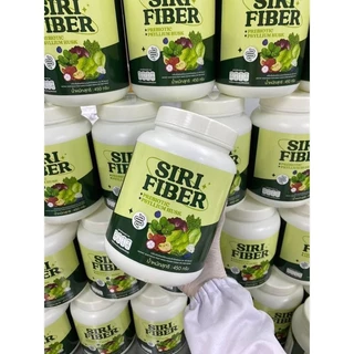 ไฟเบอร์ศิริ กระปุกใหญ่ [📍ส่งจากบริษัท | ลดในไลฟ์𝟱𝟬%] ผงผักศิริ SIRI Fiber ขนาด 450 กรัม รสผักผลไม้รวม