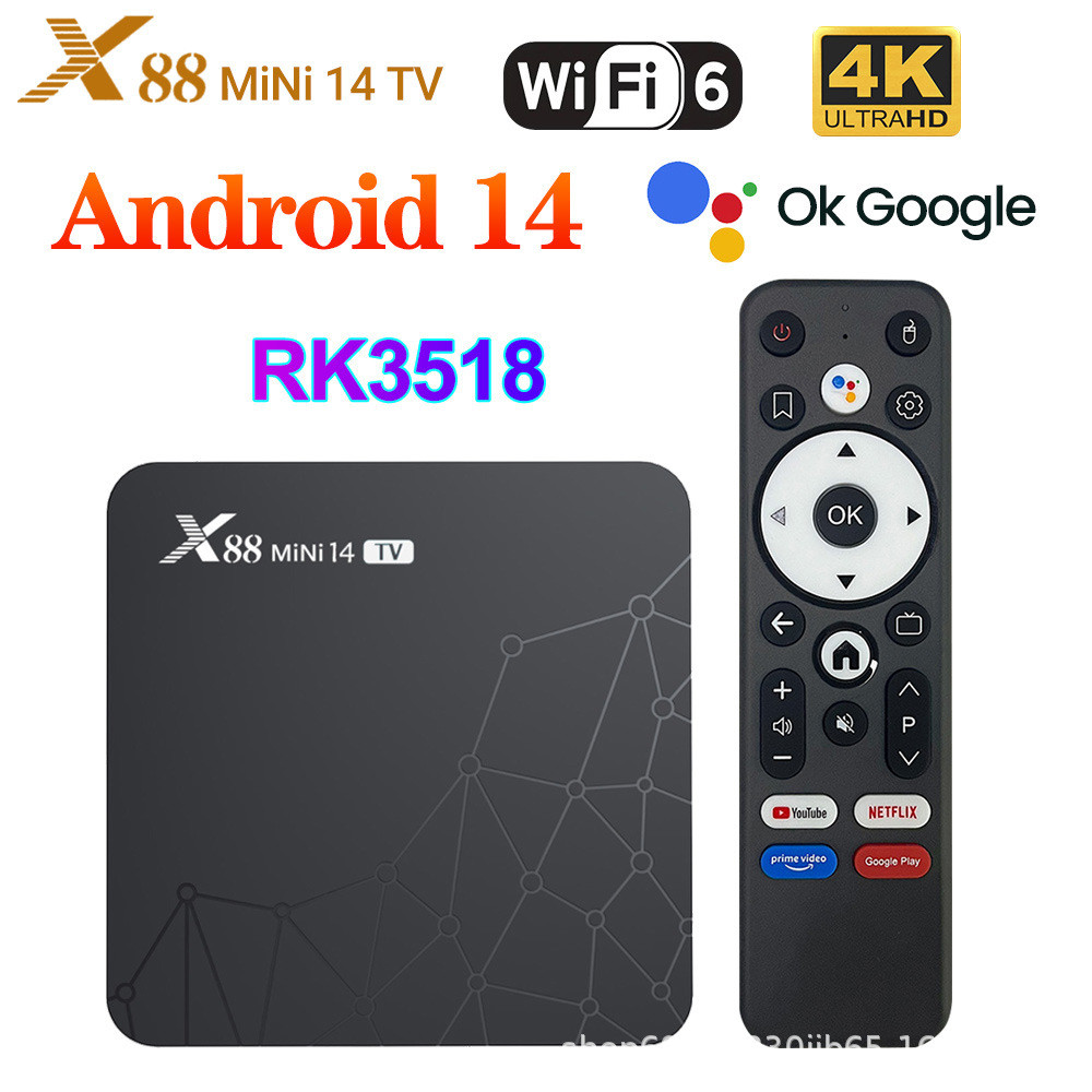 X88 MINI 14 TV rk3518 14 6 BT5.0 HD TVBOX