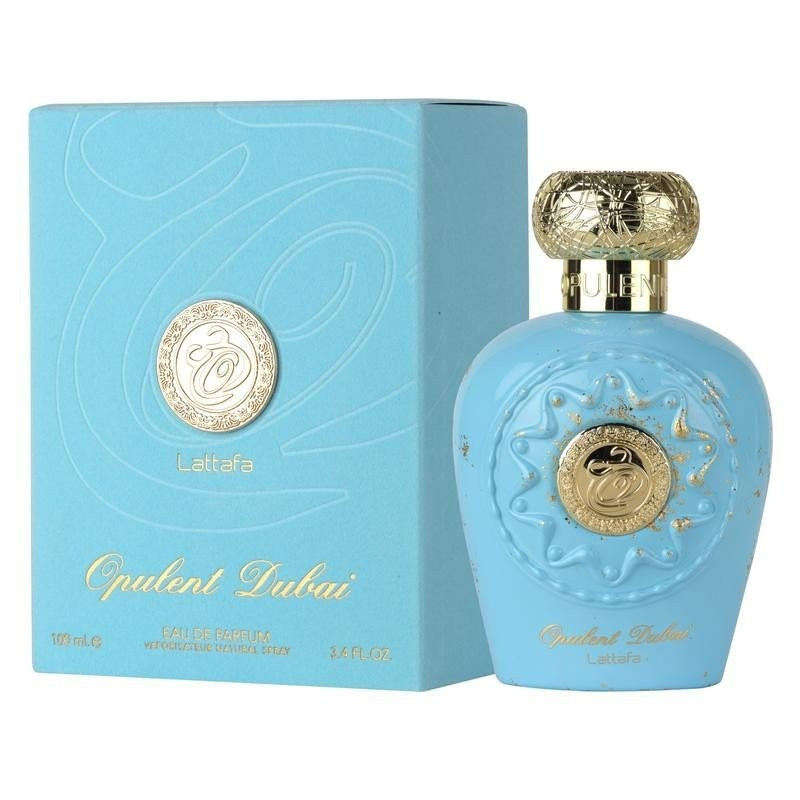 Lattafa Opulent Dubai สําหรับสเปรย์ Uni Eau de Parfum, 3.4 ออนซ์