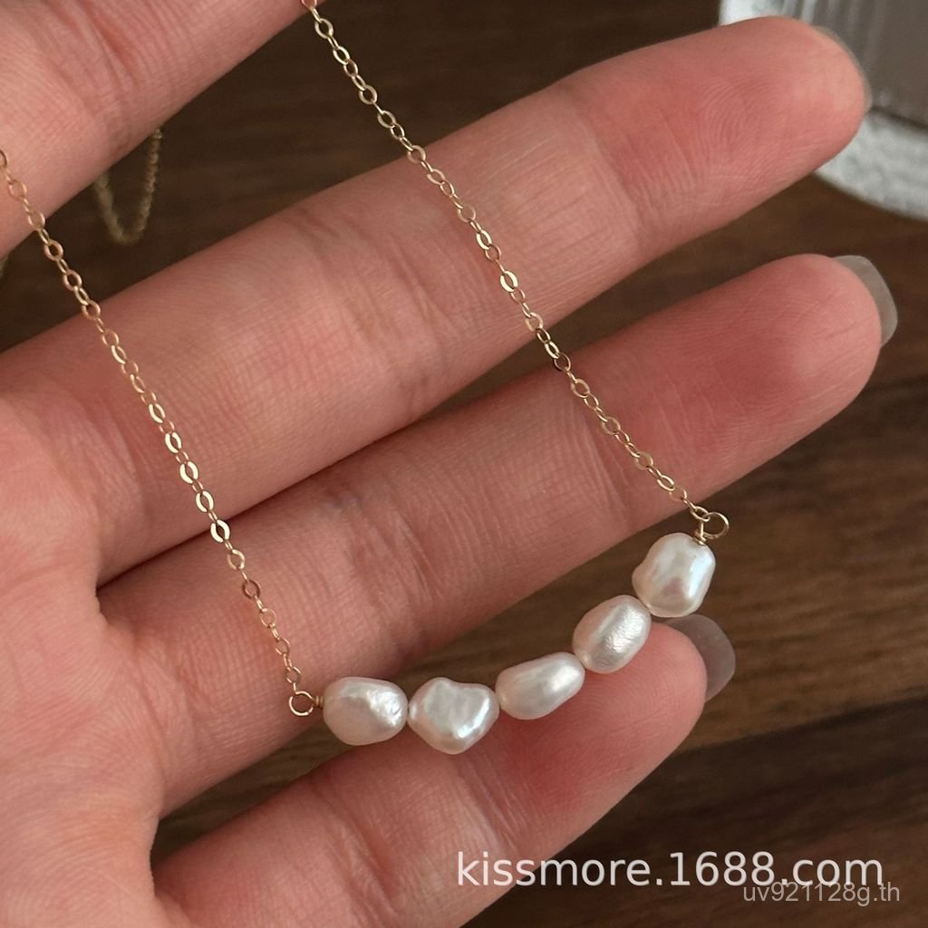 สร้อยคอ.Clavicle.Chain.Baroque.สำหรับ.งาน.และ.โอกาสพิเศษ.สไตล์.Western.Style.ด้วย.Pearl.LDO