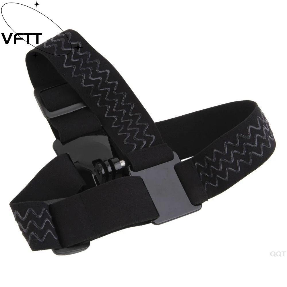 VFTT เข็มขัดแบบคาดศีรษะกล้อง, สายรัดศีรษะแบบนุ่มกันลื่น, สาย Wave Elastic Camera Head Band สายคล้องก